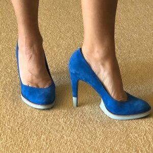 Cole Haan Blue Suede shoes Pumps
